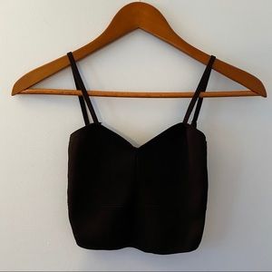 LF, Seek the Label, Black Crop Top, Small